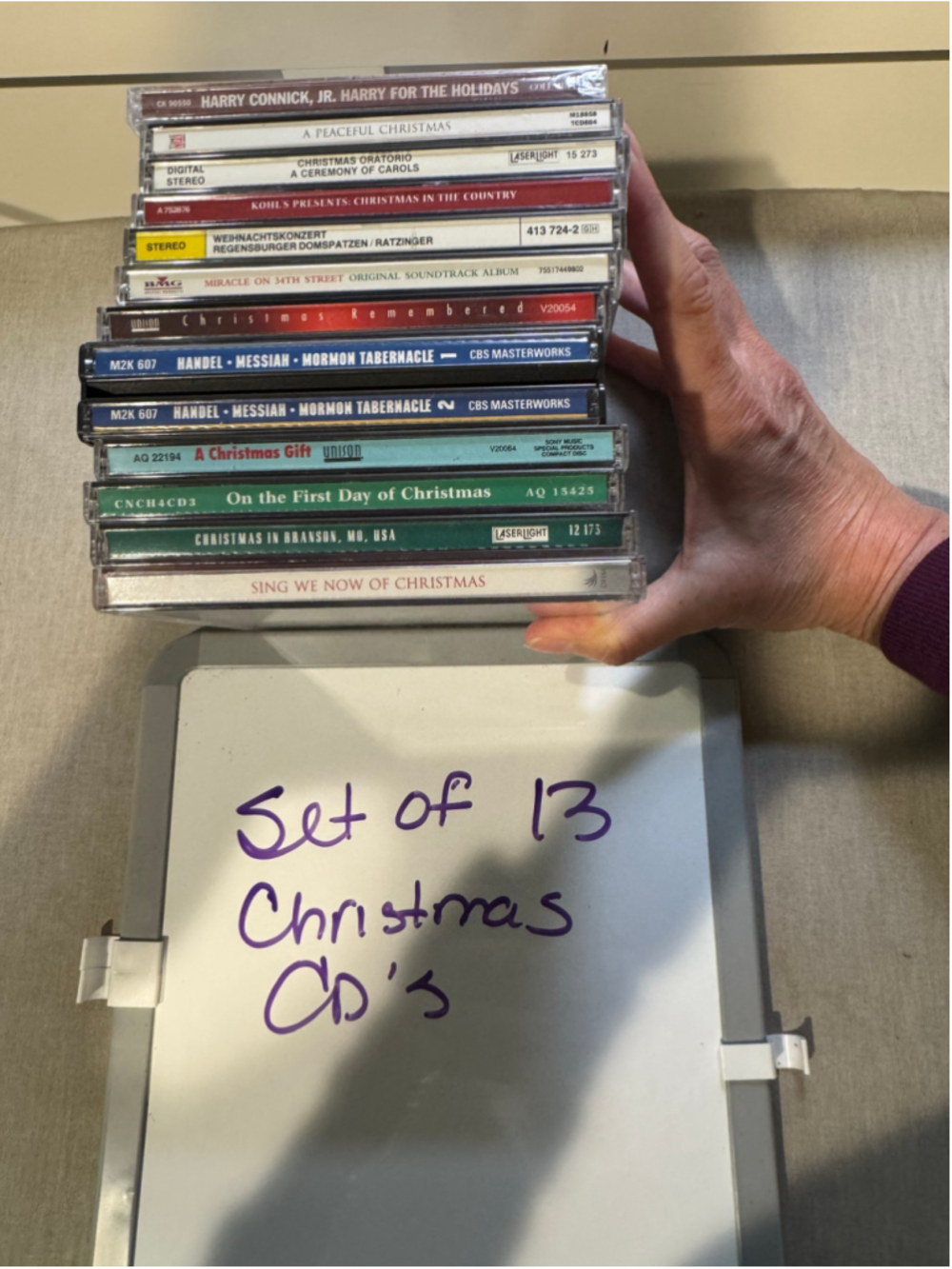 Assorted Christmas Music CD Collection - Set of 13 Holiday Albums